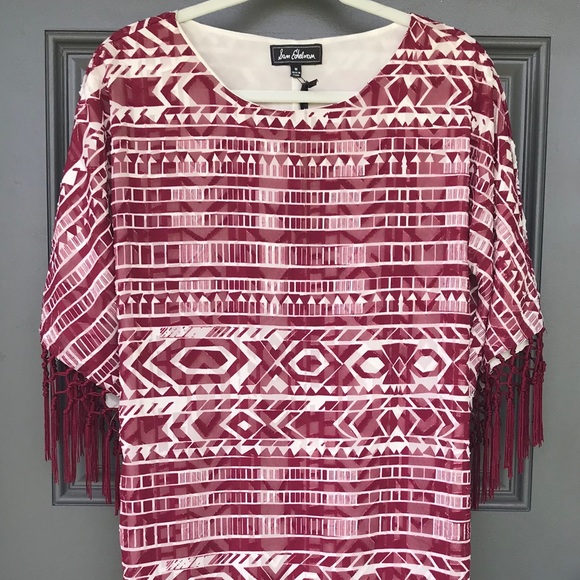 Sam Edelman Tassel Dress Aztec Print - Picture 2 of 5